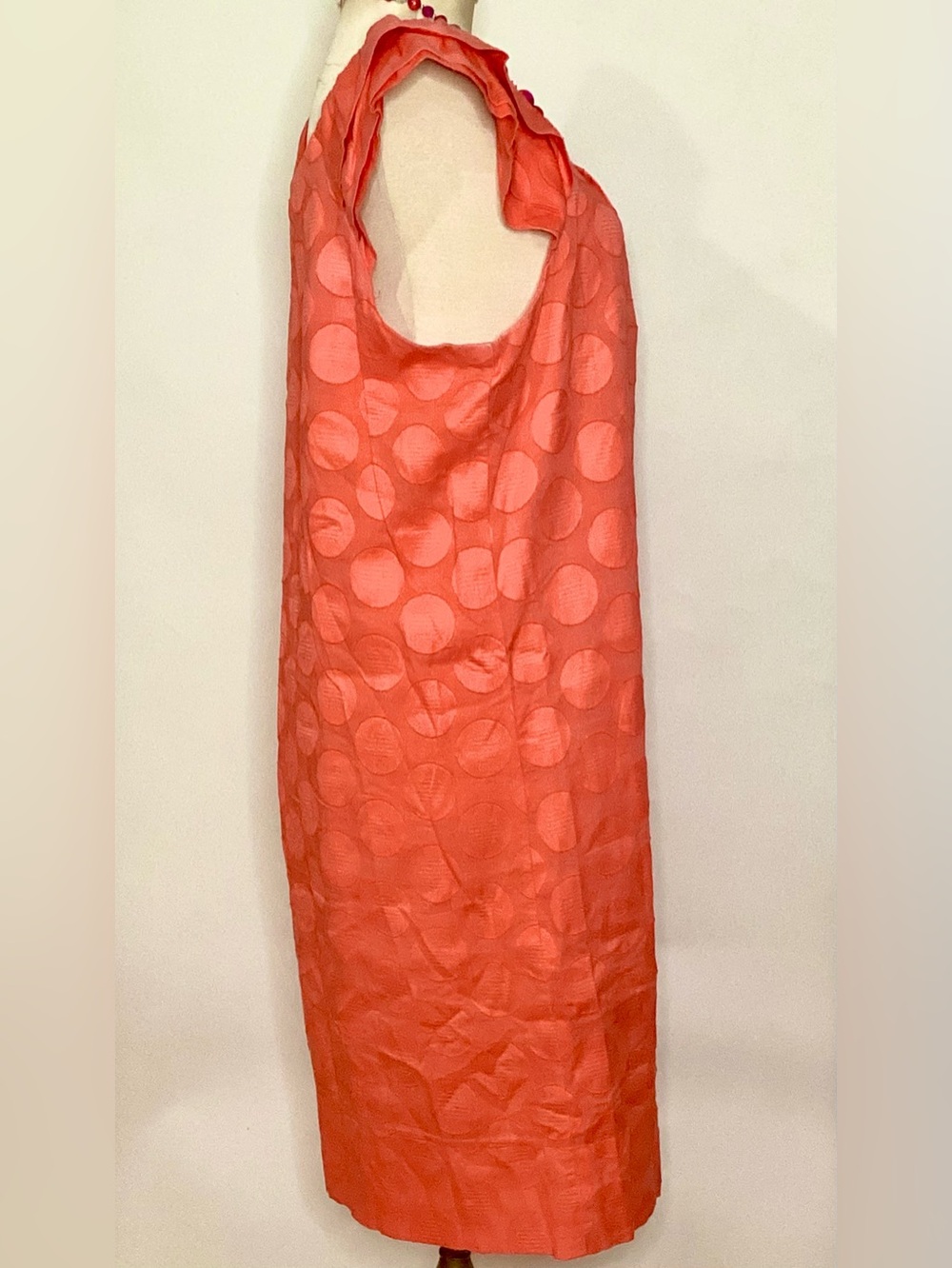 Rabbit Rabbit Rabbit Deep Coral Midi Dress - Picture 5 of 10
